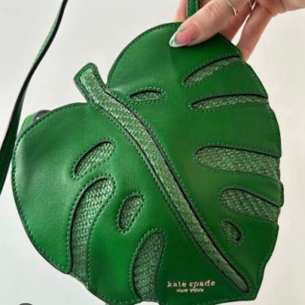 Kate Spade Leafy Green Crossbody Bag